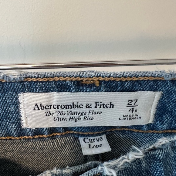 Abercrombie & Fitch Curve Love Ultra High Rise 70’s Vintage Flare - Picture 4 of 4
